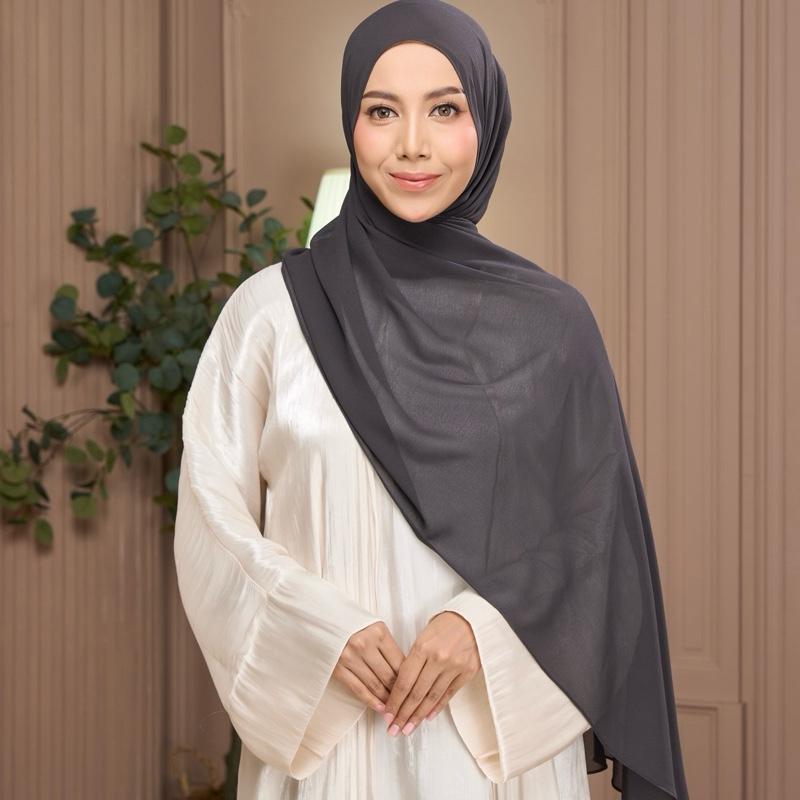 DAISY Georgette Chiffon (Shawl 2m Endcurve)