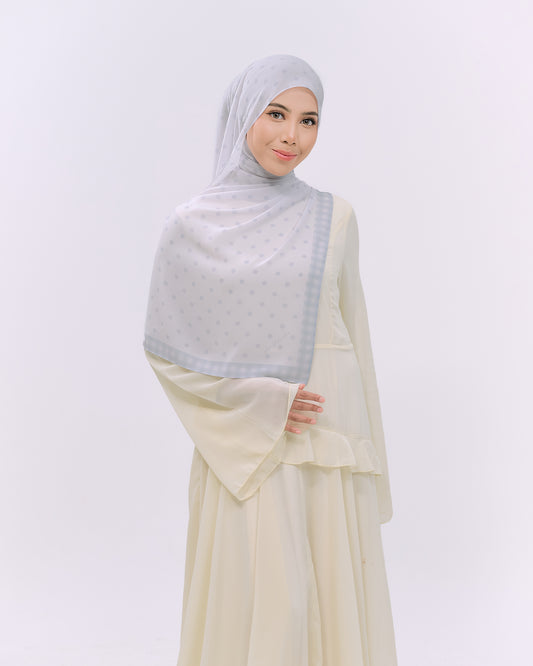 POLKAPLAID IN SOFTBLUE