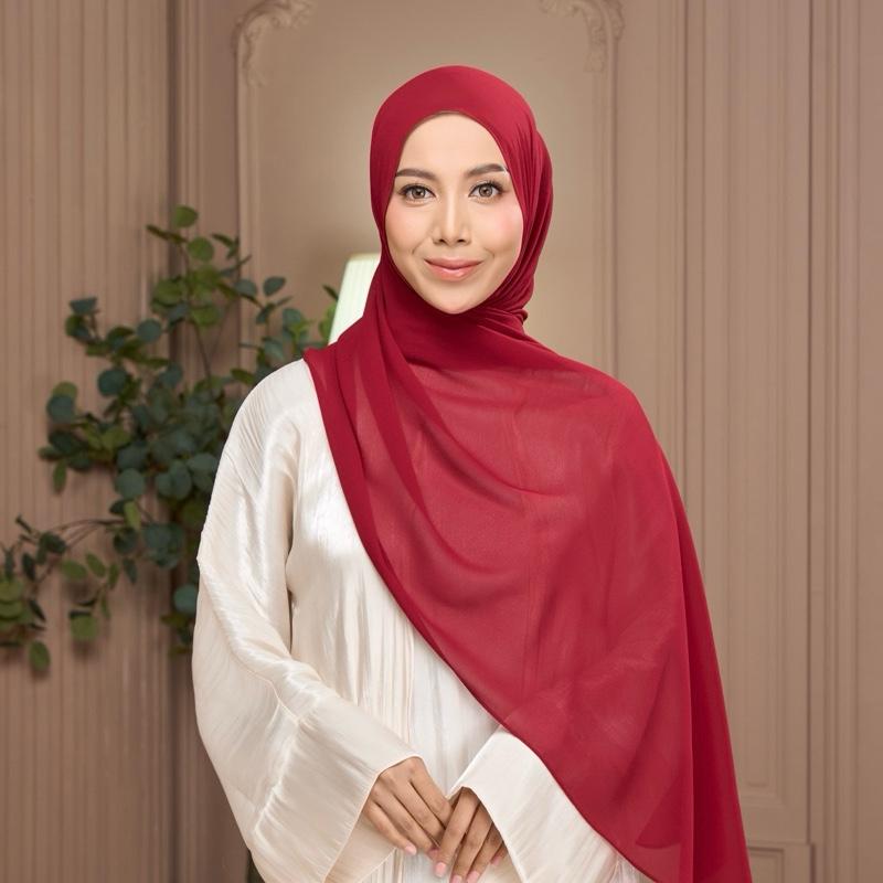 DAISY Georgette Chiffon (Shawl 2m Endcurve)