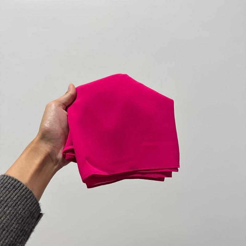 CLARA GEORGETTE CHIFFON HOODIE SHAWL - (1.7 NORMAL CUTTING)