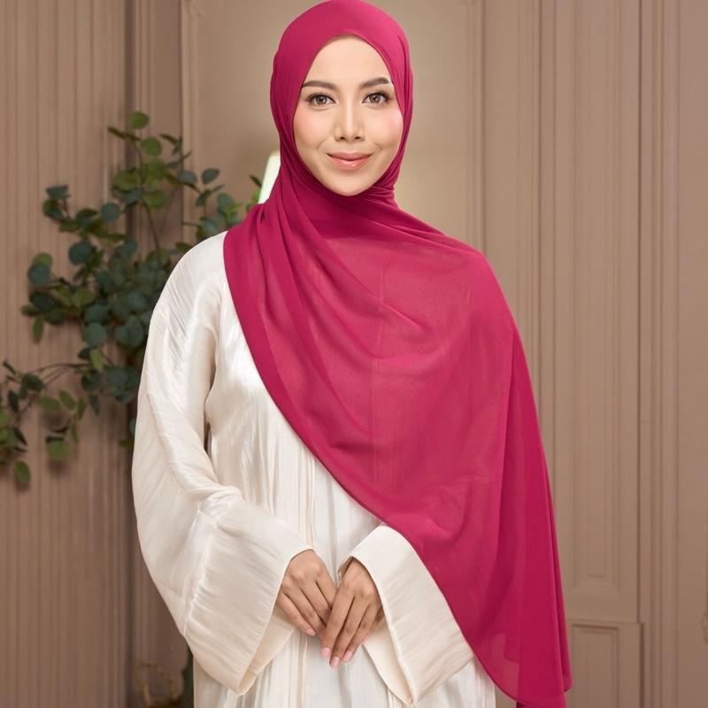 DAISY Georgette Chiffon (Shawl 2m Endcurve)