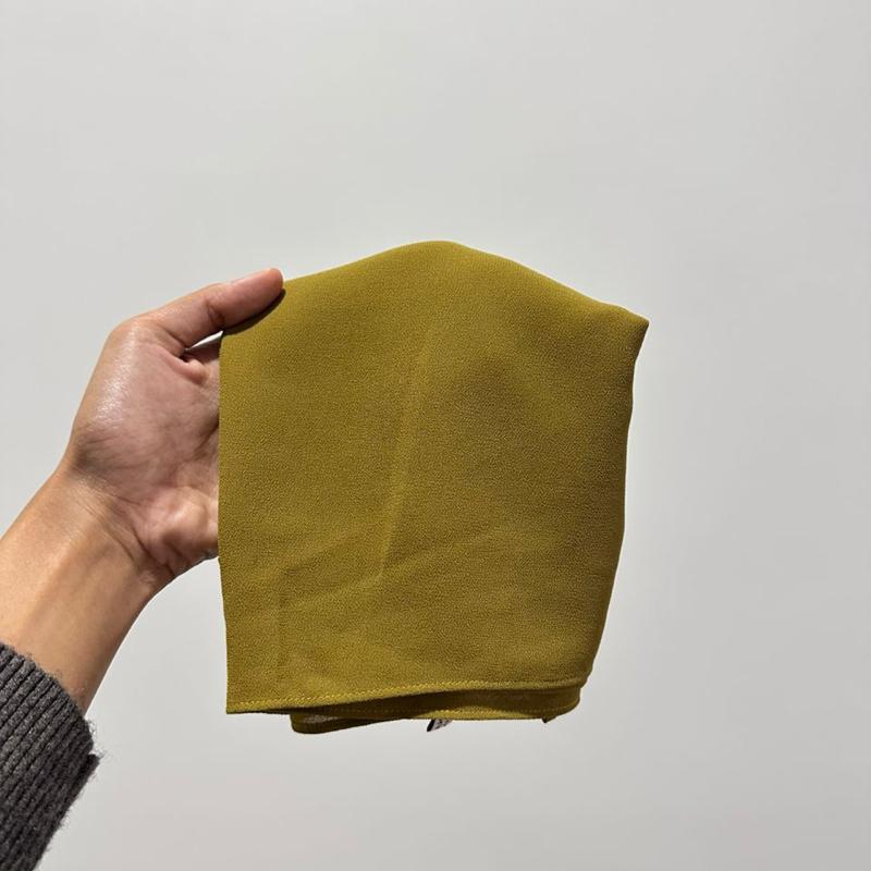 CLARA GEORGETTE CHIFFON HOODIE SHAWL - (1.7 NORMAL CUTTING)