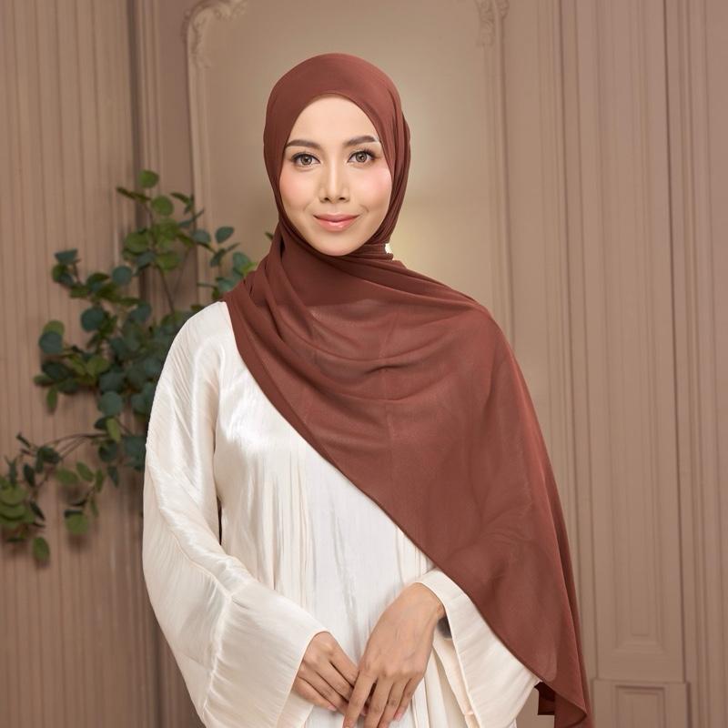 DAISY Georgette Chiffon (Shawl 2m Endcurve)