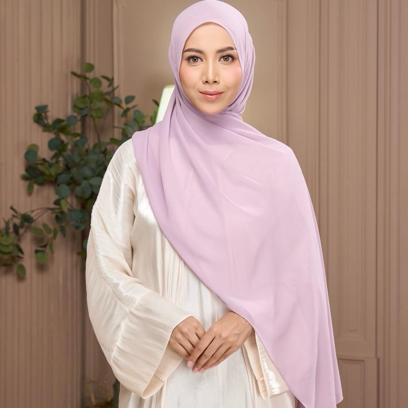 DAISY Georgette Chiffon (Shawl 2m Endcurve)