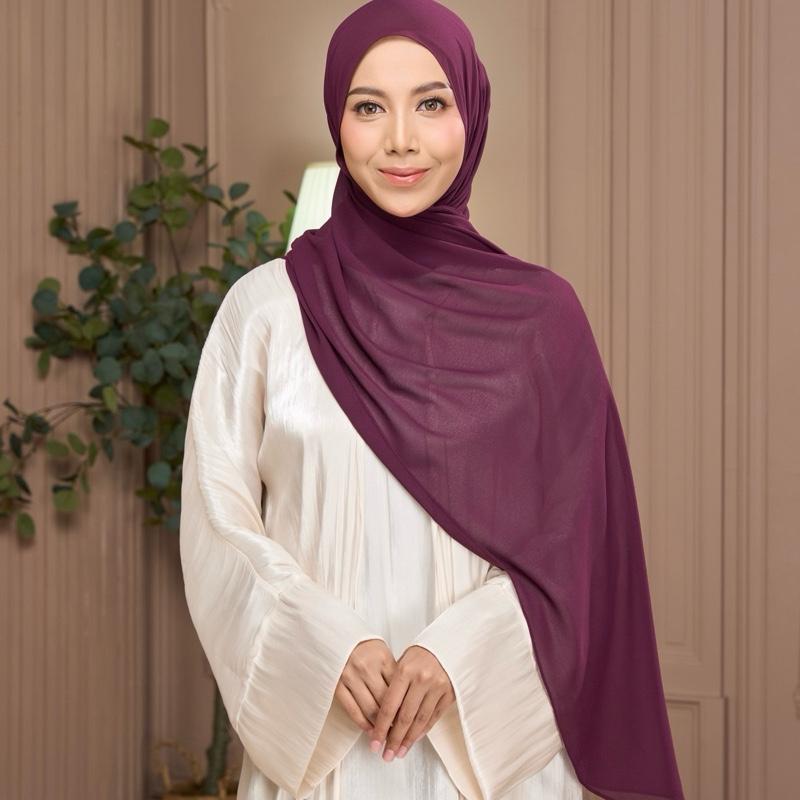DAISY Georgette Chiffon (Shawl 2m Endcurve)
