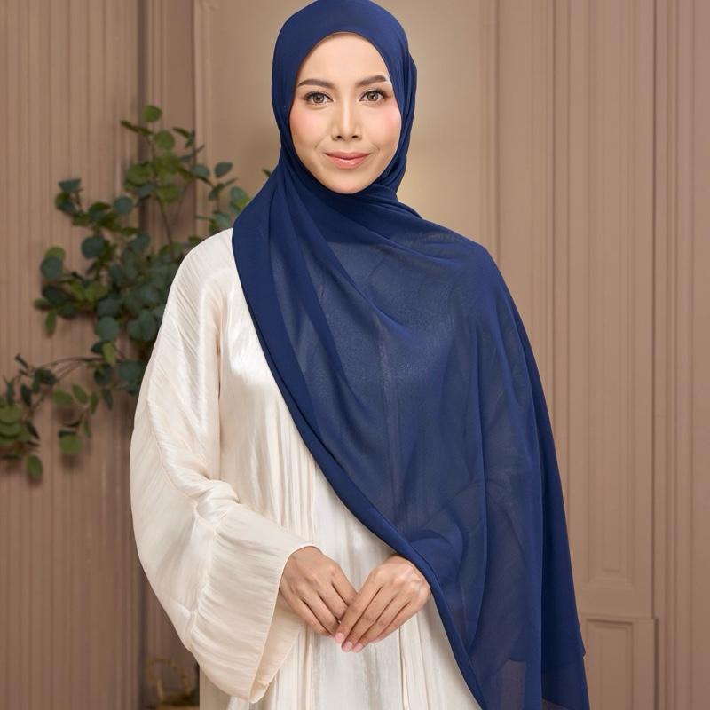 DAISY Georgette Chiffon (Shawl 2m Endcurve)