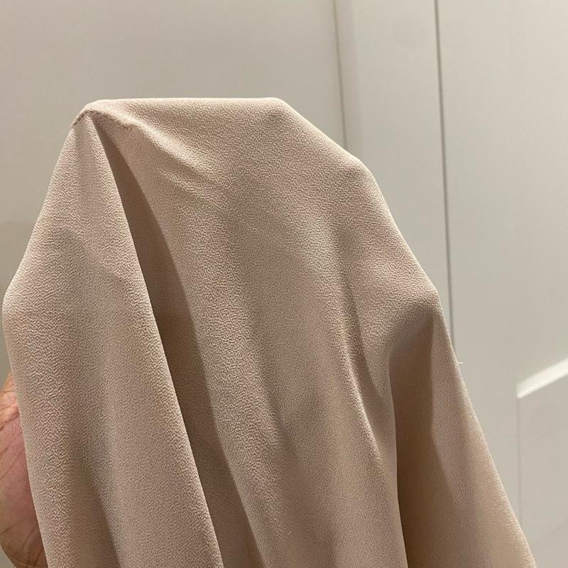 CLARA GEORGETTE CHIFFON HOODIE SHAWL - (1.7 NORMAL CUTTING)