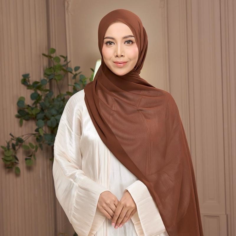 DAISY Georgette Chiffon (Shawl 2m Endcurve)