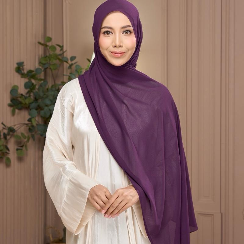 DAISY Georgette Chiffon (Shawl 2m Endcurve)