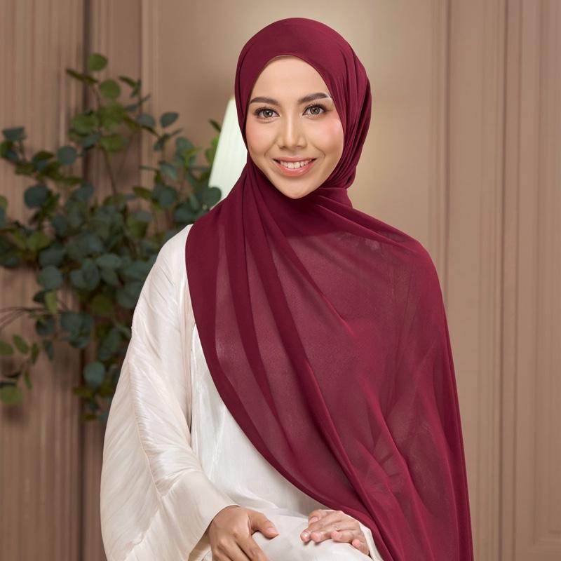 DAISY Georgette Chiffon (Shawl 2m Endcurve)