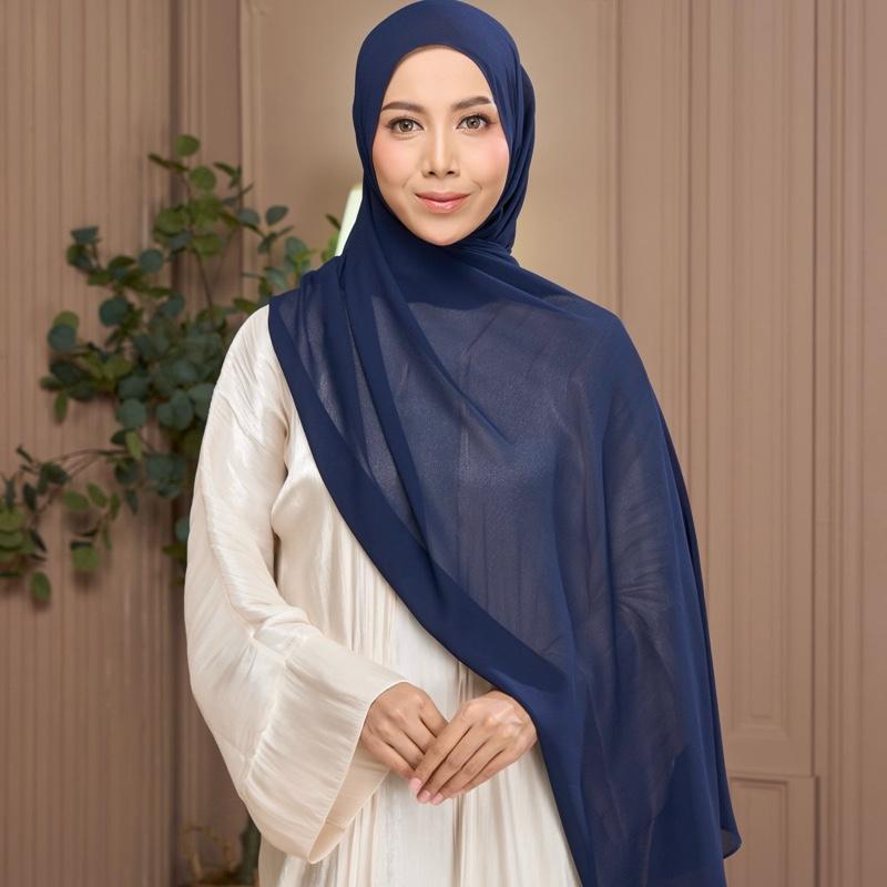 DAISY Georgette Chiffon (Shawl 2m Endcurve)