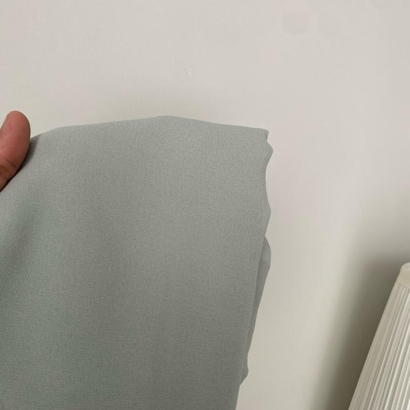 CLARA GEORGETTE CHIFFON HOODIE SHAWL - (1.7 NORMAL CUTTING)