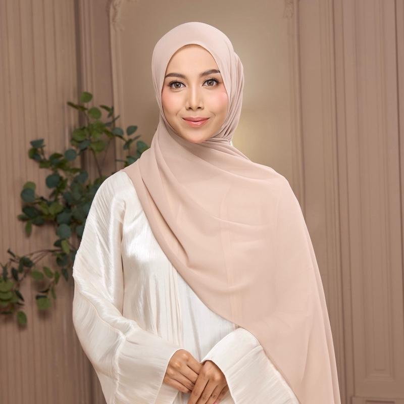 DAISY Georgette Chiffon (Shawl 2m Endcurve)