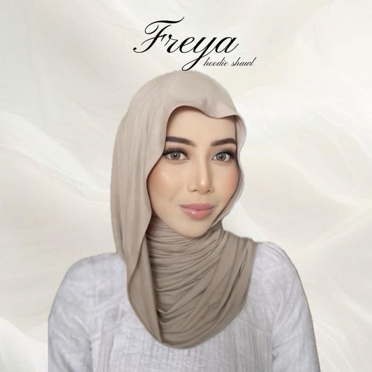 FREYA JERSEY HOODIE SHAWL (2M ENDCURVE)