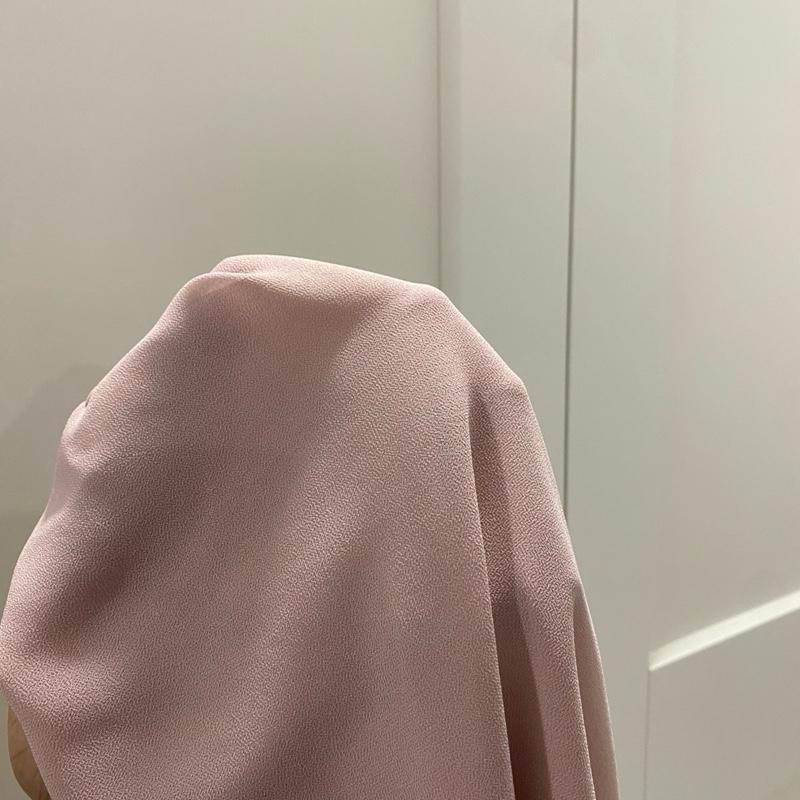 CLARA GEORGETTE CHIFFON HOODIE SHAWL - (1.7 NORMAL CUTTING)