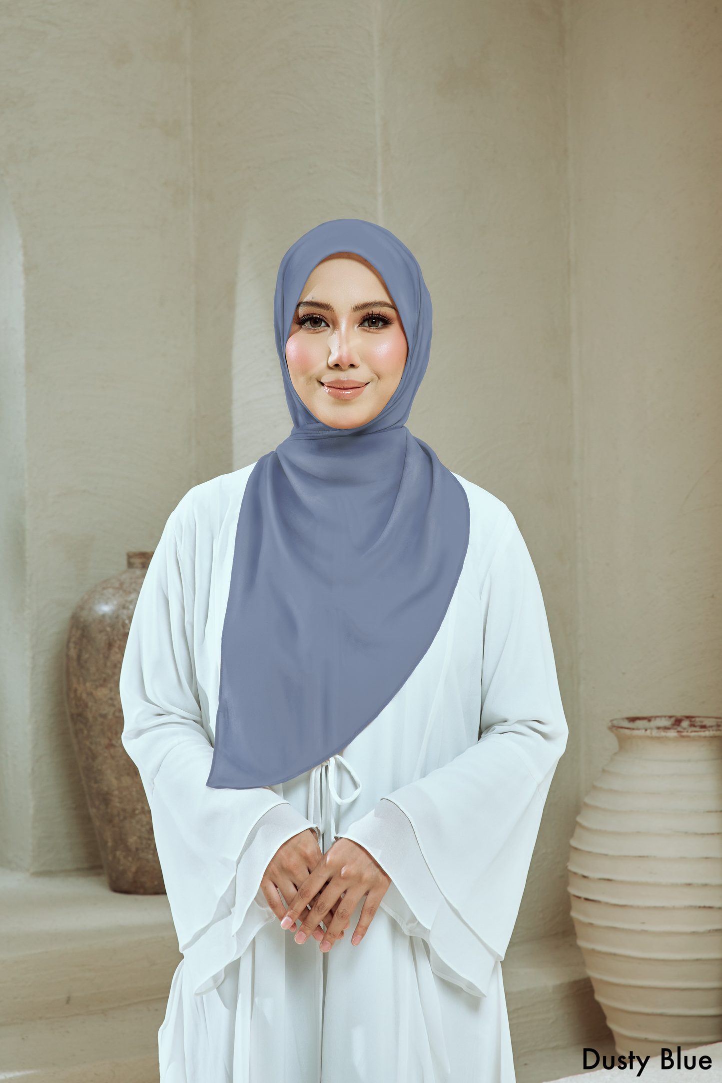 CLARA IN DUSTY BLUE