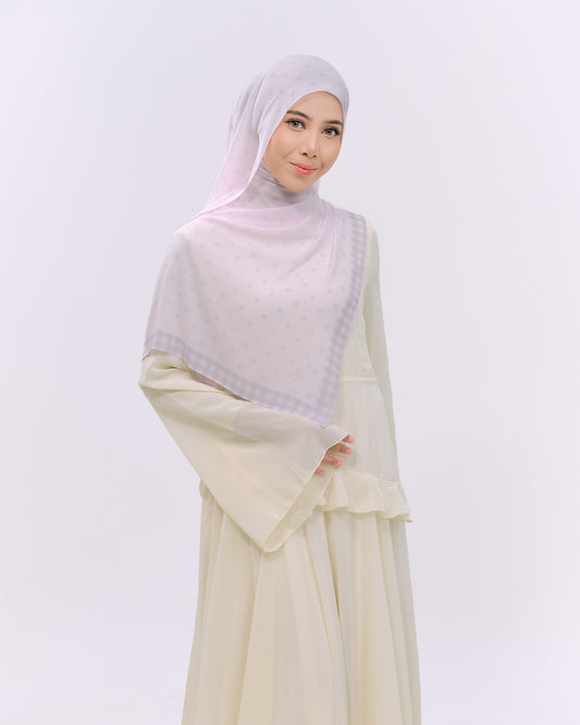 POLKAPLAID IN SOFT PURPLE