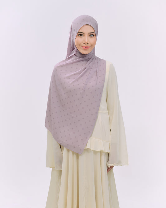 POLKASHAWL IN PURPLE