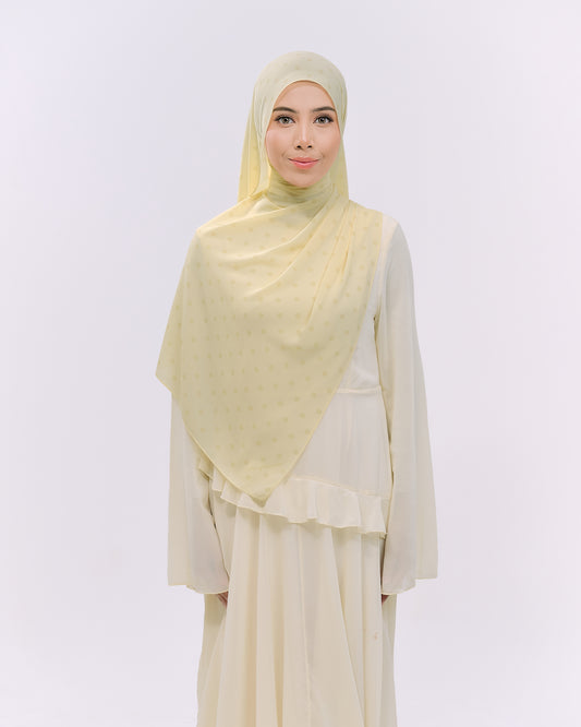POLKASHAWL IN YELLOW