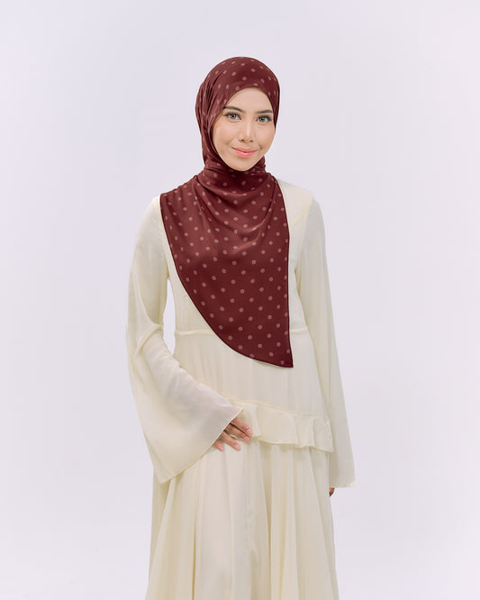 HOODIEDOTS IN DARK MAROON