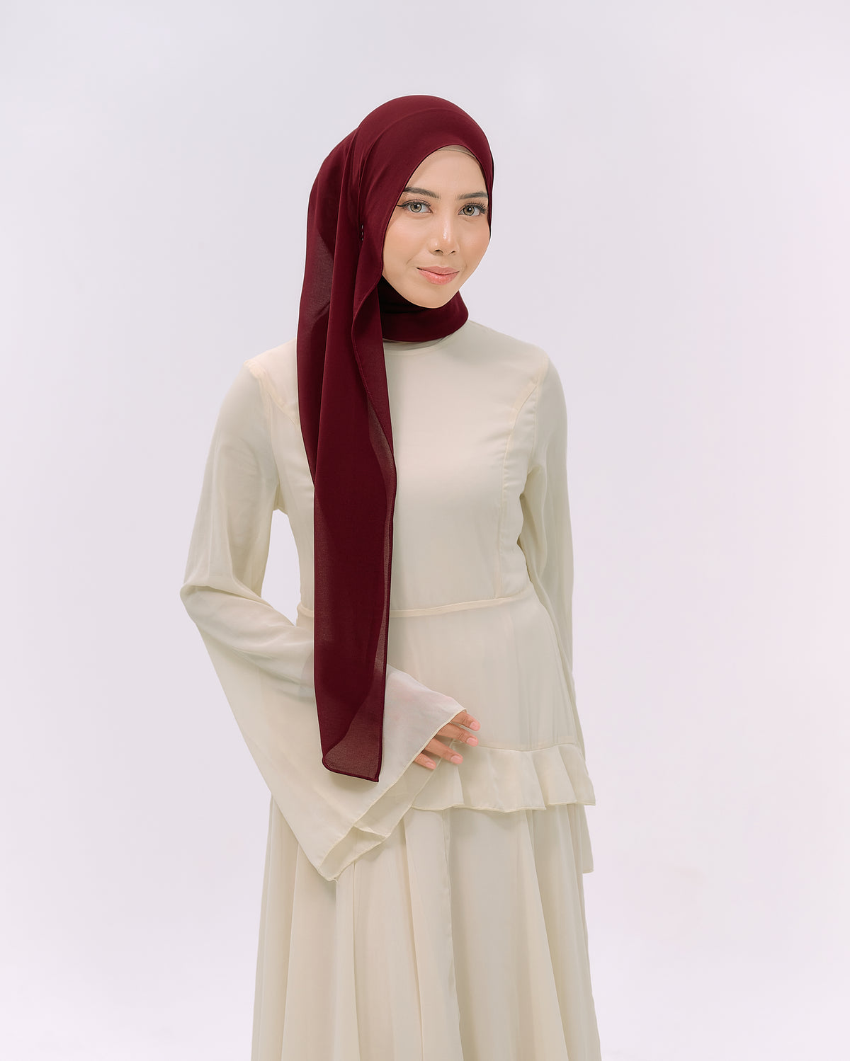 CLARA IN DARK MAROON