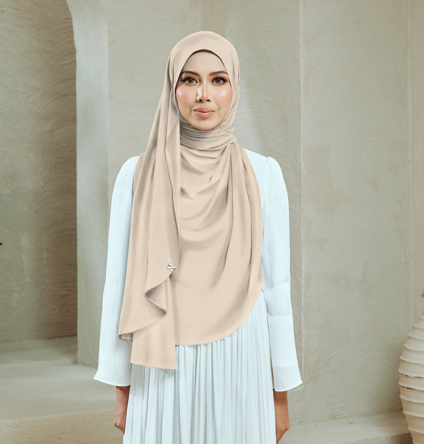 NONA IN IVORY PEACH