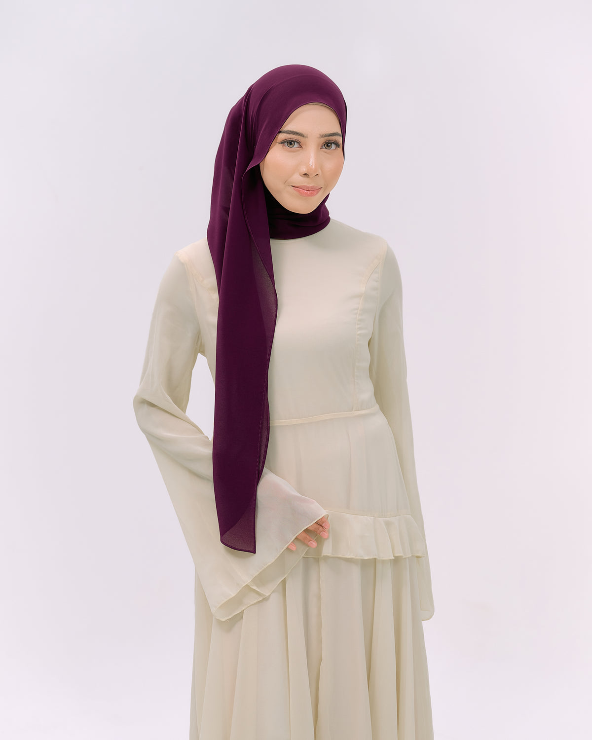 CLARA IN PURPLE