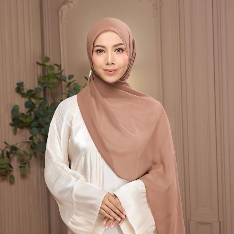 DAISY Georgette Chiffon (Shawl 2m Endcurve)