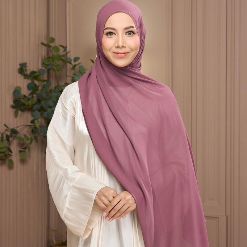 DAISY Georgette Chiffon (Shawl 2m Endcurve)