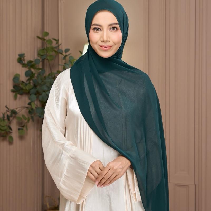 DAISY Georgette Chiffon (Shawl 2m Endcurve)