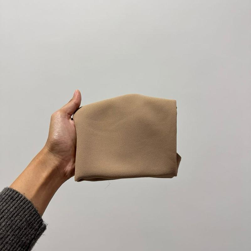 CLARA GEORGETTE CHIFFON HOODIE SHAWL - (1.7 NORMAL CUTTING)