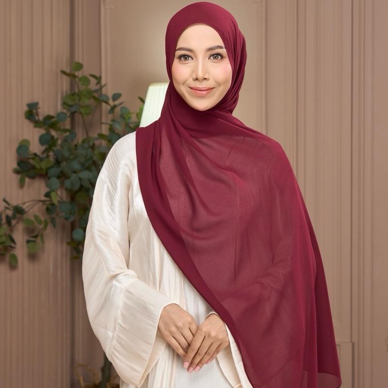 DAISY Georgette Chiffon (Shawl 2m Endcurve)