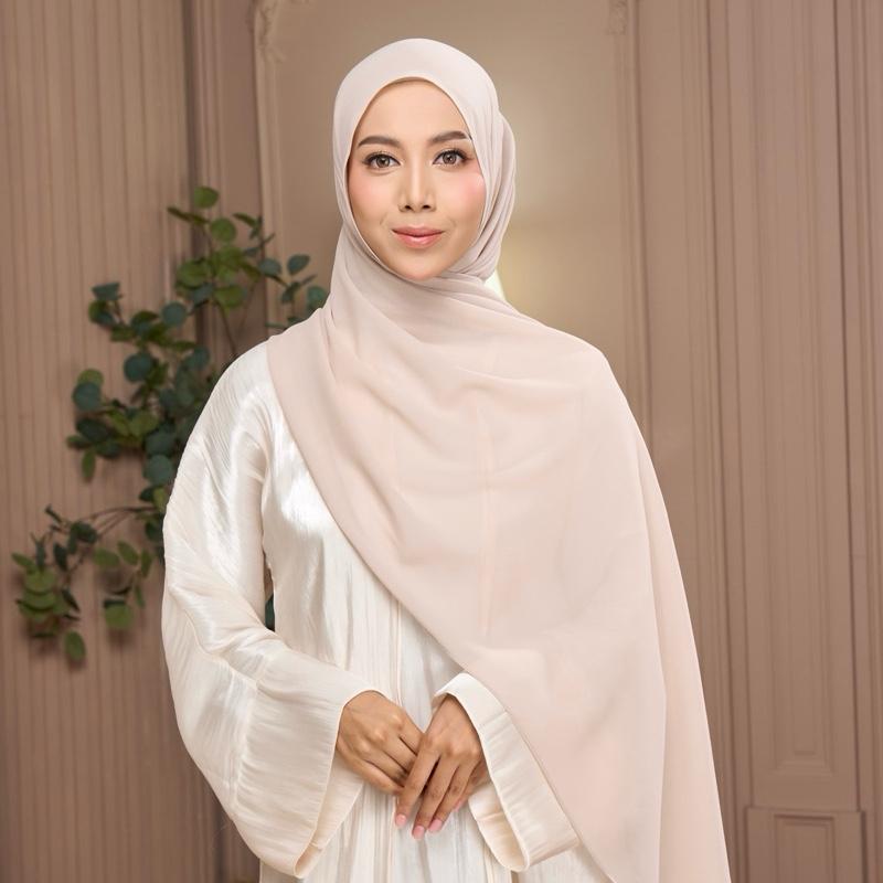 DAISY Georgette Chiffon (Shawl 2m Endcurve)