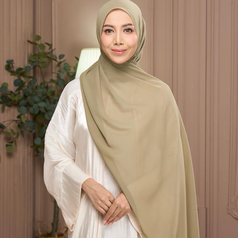DAISY Georgette Chiffon (Shawl 2m Endcurve)